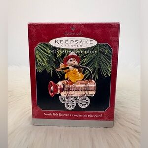 Hallmark Keepsake Ornament - Firefighter Squirrel. “North Pole Reserve”